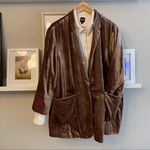 Velvet Blazer XL